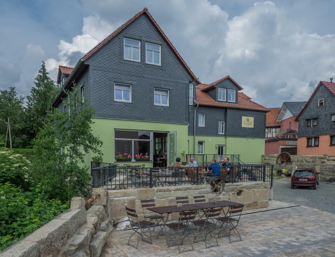Brauereigasthof Marktmuhle Oberdorla Eksteriør billede