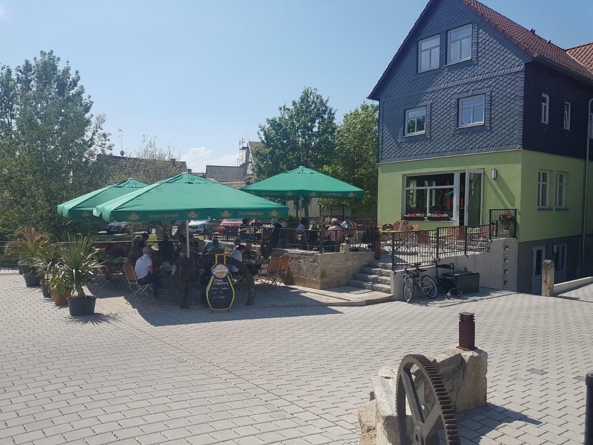 Brauereigasthof Marktmuhle Oberdorla Eksteriør billede